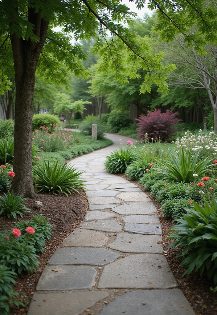 30 Rustic Garden Ideas Full of Natural and Cozy Charm 4 30 Rustic Garden Ideas Full of Natural and Cozy Charm - 4. Rustic Stone Pathways