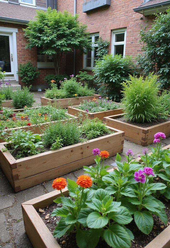 30 Small Courtyard Garden Ideas That Feel Like a Hidden Gem 11 30 Small Courtyard Garden Ideas That Feel Like a Hidden Gem - 11. Raised Garden Beds