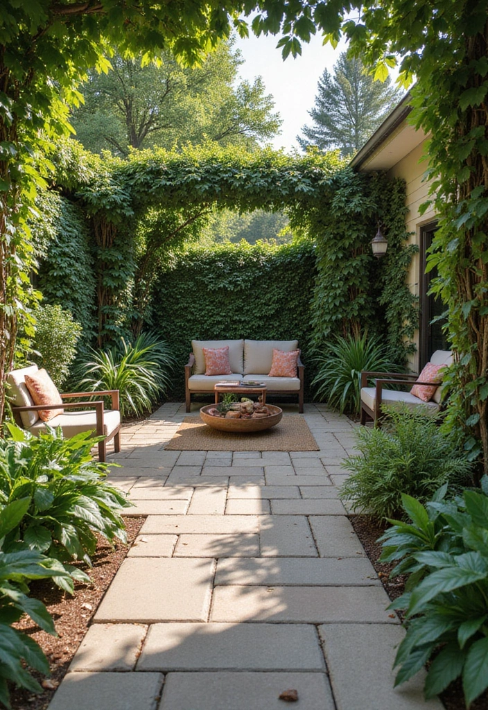 30 Small Courtyard Garden Ideas That Feel Like a Hidden Gem 18 30 Small Courtyard Garden Ideas That Feel Like a Hidden Gem - 18. Patio and Garden Combo