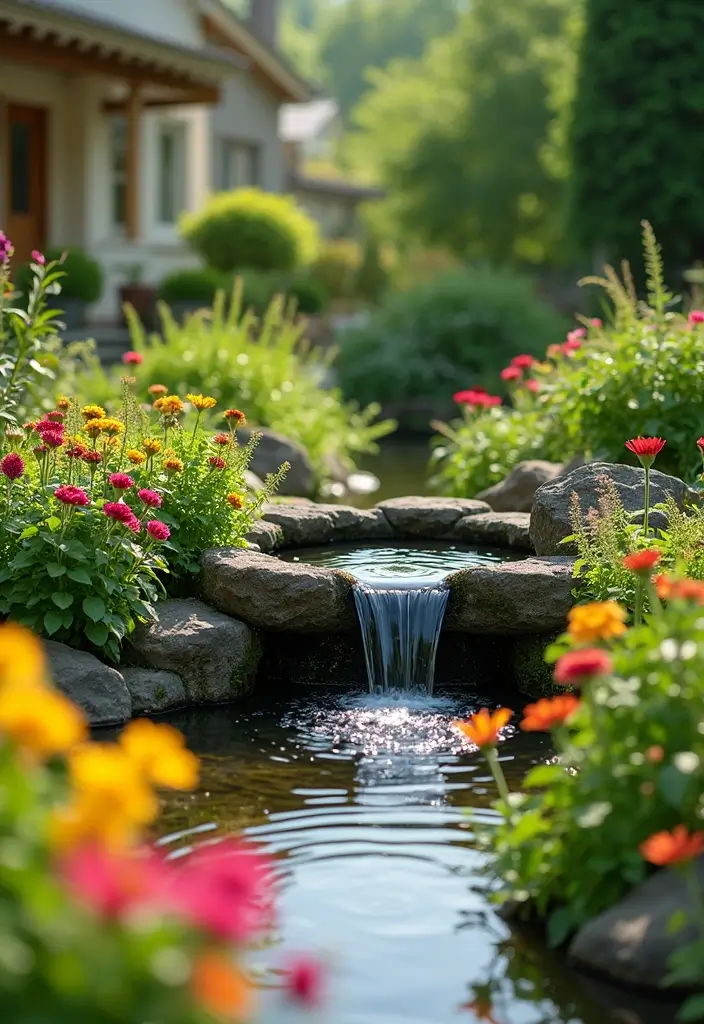 30 Small Front Garden Ideas That Make a Huge Impact 10 30 Small Front Garden Ideas That Make a Huge Impact - 10. Small Water Features