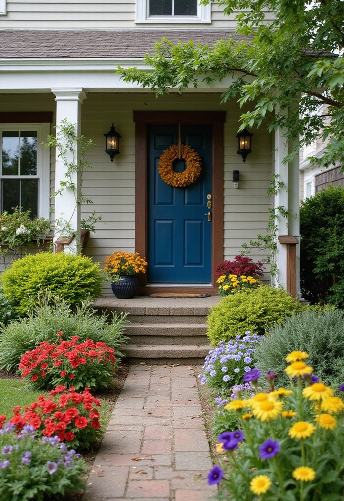 30 Small Front Garden Ideas That Make a Huge Impact 22 30 Small Front Garden Ideas That Make a Huge Impact - 22. Seasonal Color Swaps