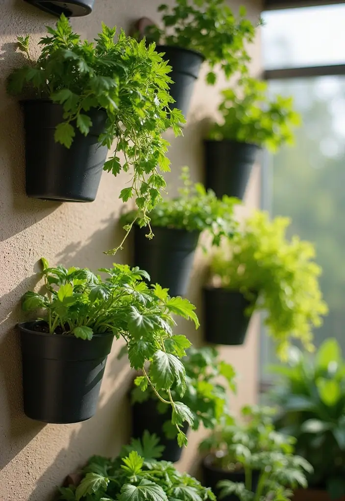 30 Small Front Garden Ideas That Make a Huge Impact 8 30 Small Front Garden Ideas That Make a Huge Impact - 8. Vertical Herb Gardens
