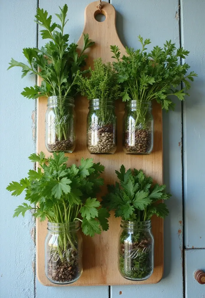 30 Small Garden Ideas on a Budget That Look Expensive 2 30 Small Garden Ideas on a Budget That Look Expensive - 2. Hanging Herb Garden