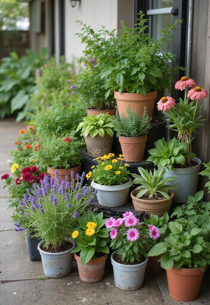 30 Small Garden Ideas on a Budget That Look Expensive 4 30 Small Garden Ideas on a Budget That Look Expensive - 4. DIY Container Garden