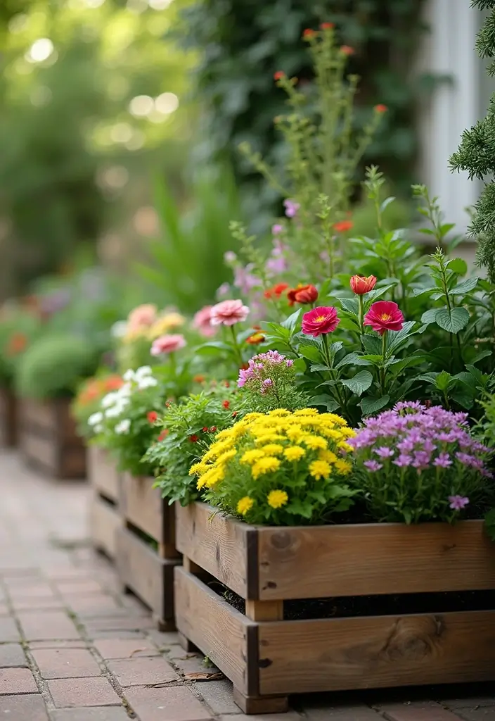 30 Small Garden Ideas on a Budget That Look Expensive 7 30 Small Garden Ideas on a Budget That Look Expensive - 7. Rustic Wooden Crate Garden