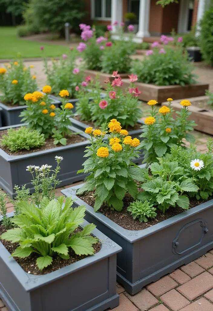 30 Small Patio Garden Ideas That Bring Big Style 11 30 Small Patio Garden Ideas That Bring Big Style - 11. Modular Planter Boxes