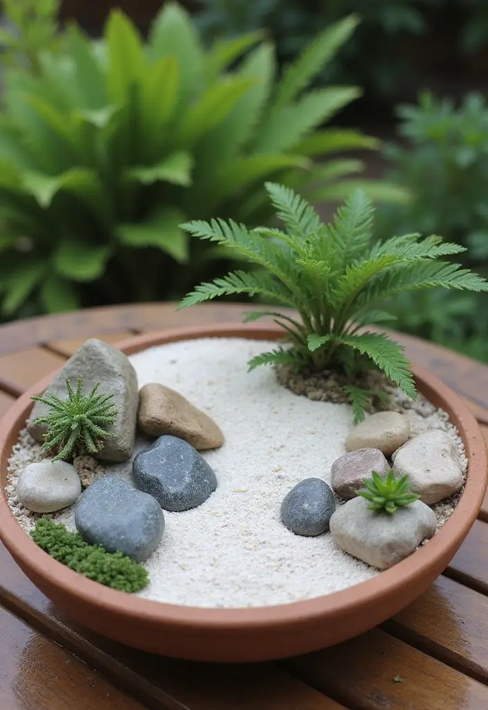30 Small Patio Garden Ideas That Bring Big Style 12 30 Small Patio Garden Ideas That Bring Big Style - 12. Miniature Zen Garden
