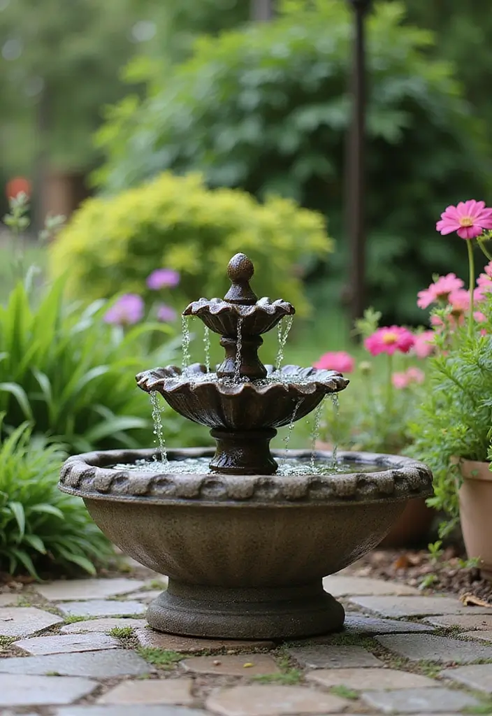 30 Small Patio Garden Ideas That Bring Big Style 16 30 Small Patio Garden Ideas That Bring Big Style - 16. Small Water Feature