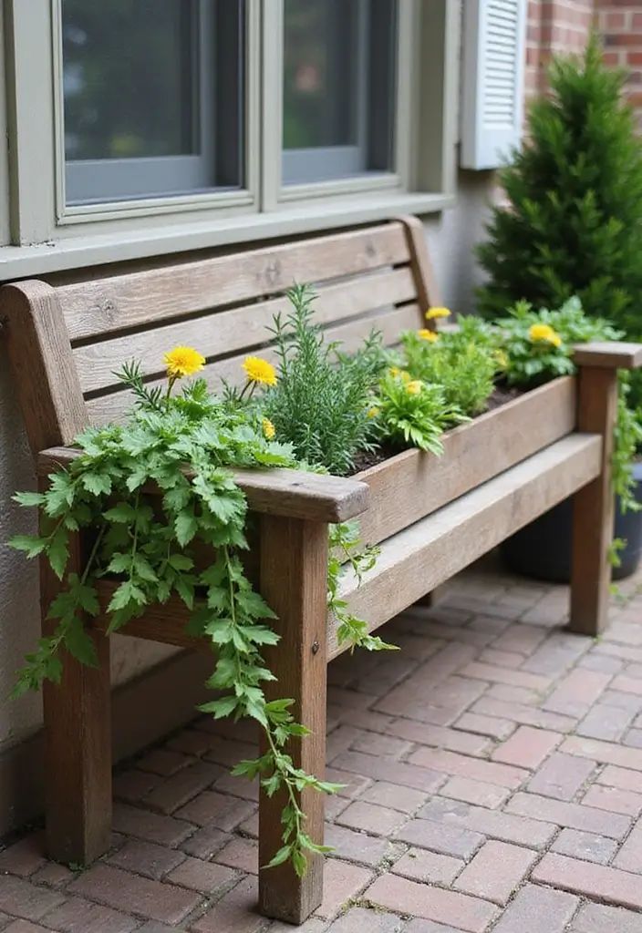 30 Small Patio Garden Ideas That Bring Big Style 19 30 Small Patio Garden Ideas That Bring Big Style - 19. Planter Benches