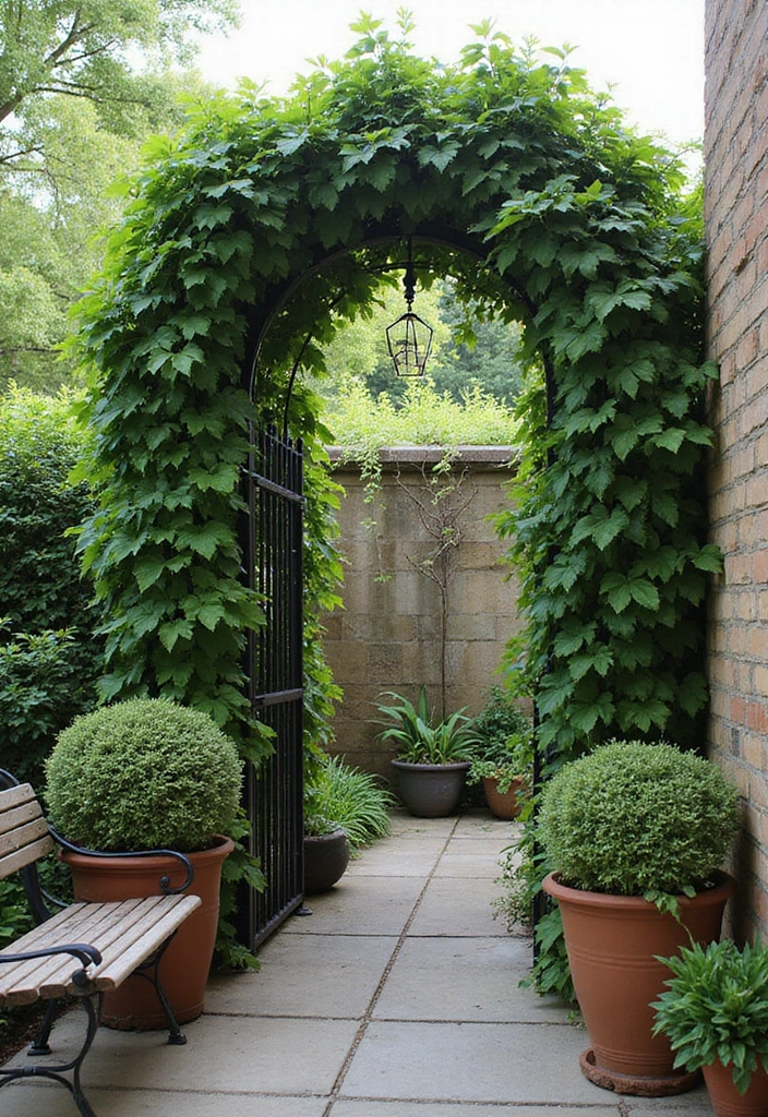 30 Small Patio Garden Ideas That Bring Big Style 20 30 Small Patio Garden Ideas That Bring Big Style - 20. Trellis with Climbing Plants