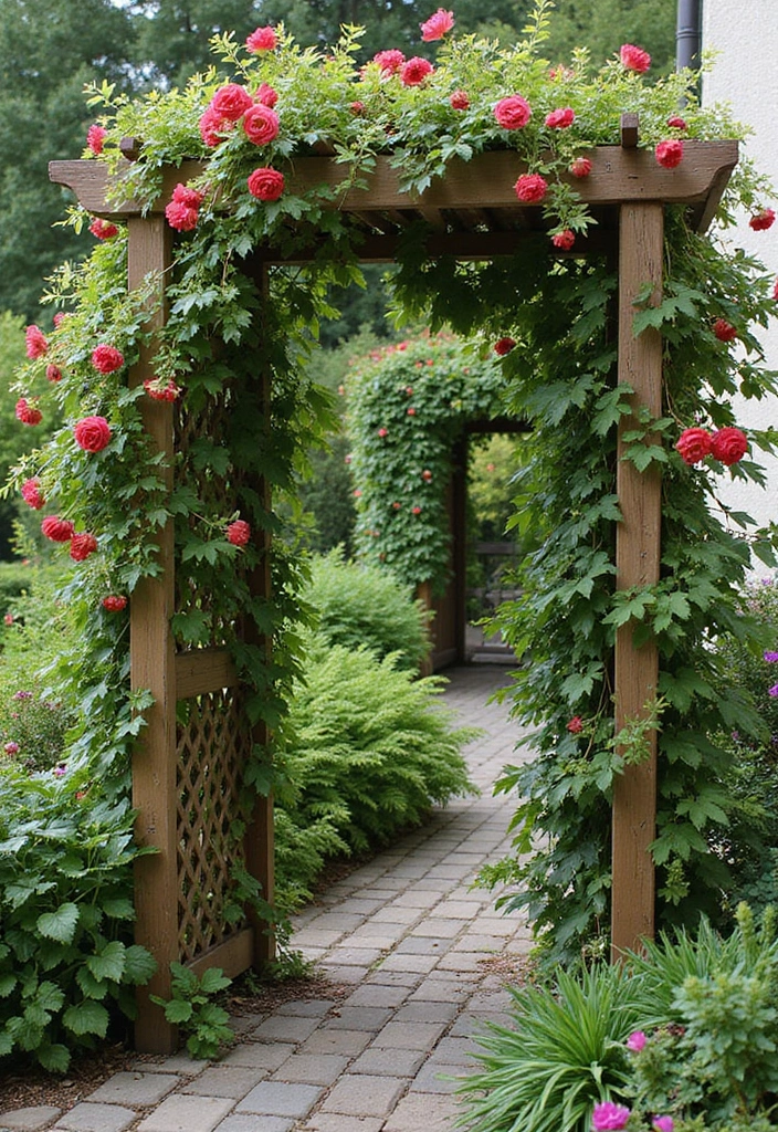 30 Small Patio Garden Ideas That Bring Big Style 28 30 Small Patio Garden Ideas That Bring Big Style - 28. Grown on a Trellis