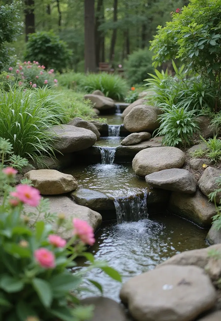 30 Small Yard Garden Ideas That Make Every Inch Count 14 30 Small Yard Garden Ideas That Make Every Inch Count - 14. Small-Scale Water Features