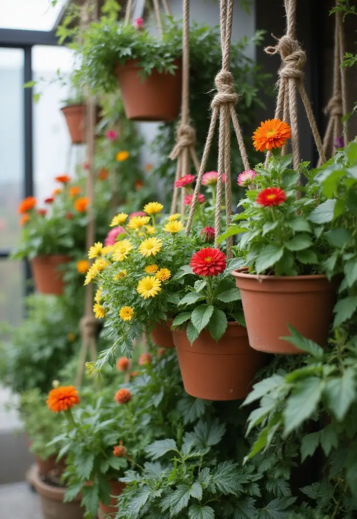 30 Small Yard Garden Ideas That Make Every Inch Count 3 30 Small Yard Garden Ideas That Make Every Inch Count - 3. Hanging Gardens