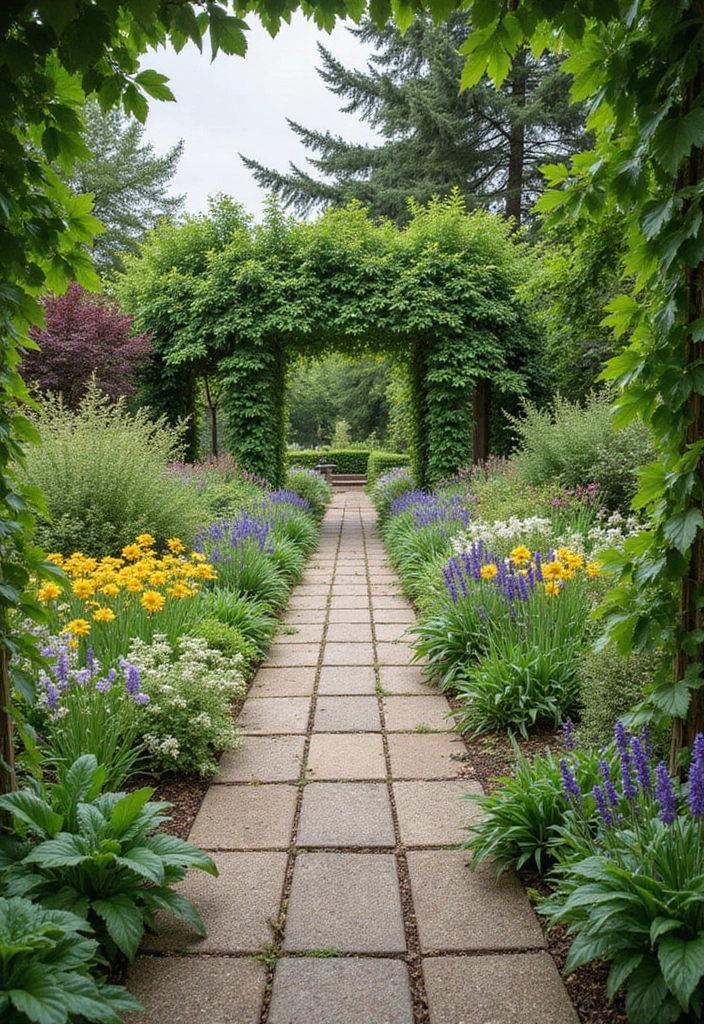 30 Square Garden Design Ideas That Are Symmetrical and Stunning 30 30 Square Garden Design Ideas That Are Symmetrical and Stunning - 30. Fragrant Pathways