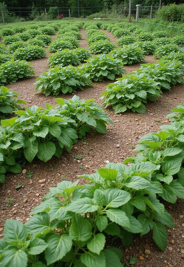 30 Square Garden Design Ideas That Are Symmetrical and Stunning 7 30 Square Garden Design Ideas That Are Symmetrical and Stunning - 7. Symmetrical Vegetable Rows
