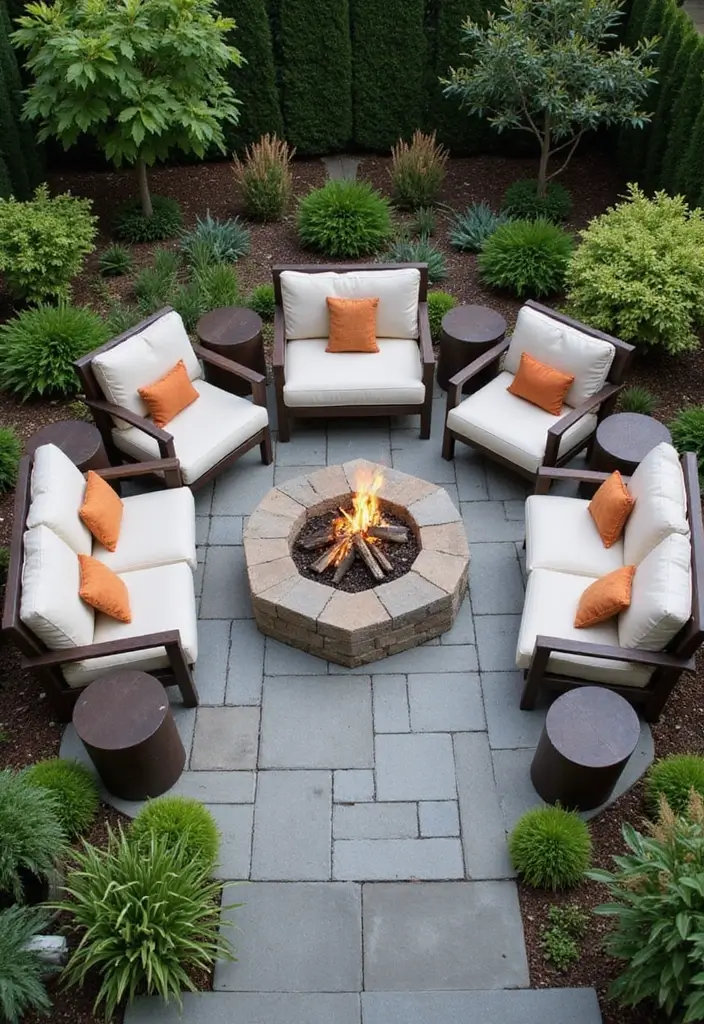 30 Square Garden Design Ideas That Are Symmetrical and Stunning 8 30 Square Garden Design Ideas That Are Symmetrical and Stunning - 8. Garden Furniture Symmetry