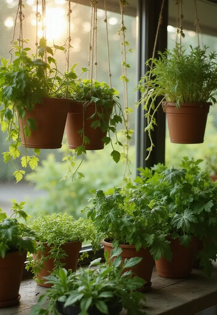 30 Stunning Garden Design Ideas You’ll Want to Copy Right Away 2 30 Stunning Garden Design Ideas You’ll Want to Copy Right Away - 2. Hanging Herb Garden