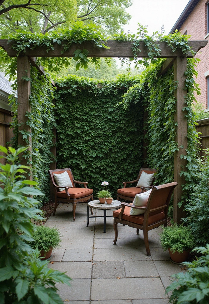 30 Stylish Garden Fence Ideas That Add Privacy and Charm 10 30 Stylish Garden Fence Ideas That Add Privacy and Charm - 10. Privacy Screens with Trellises
