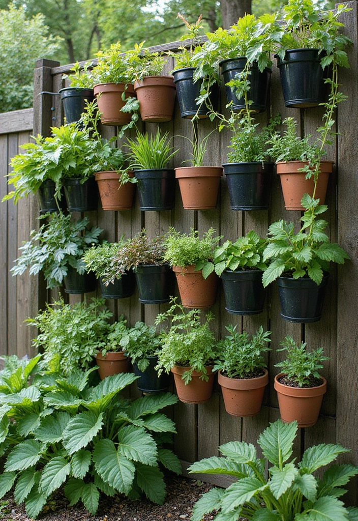 30 Stylish Garden Fence Ideas That Add Privacy and Charm 26 30 Stylish Garden Fence Ideas That Add Privacy and Charm - 26. Vertical Garden Fences