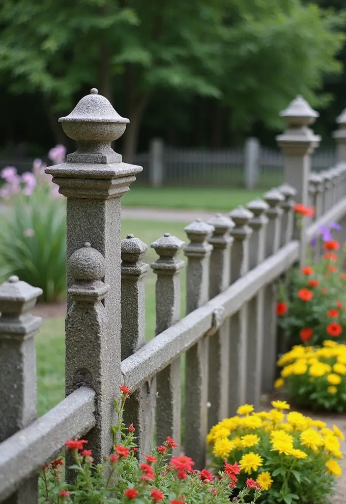 30 Stylish Garden Fence Ideas That Add Privacy and Charm 29 30 Stylish Garden Fence Ideas That Add Privacy and Charm - 29. Decorative Fence Caps