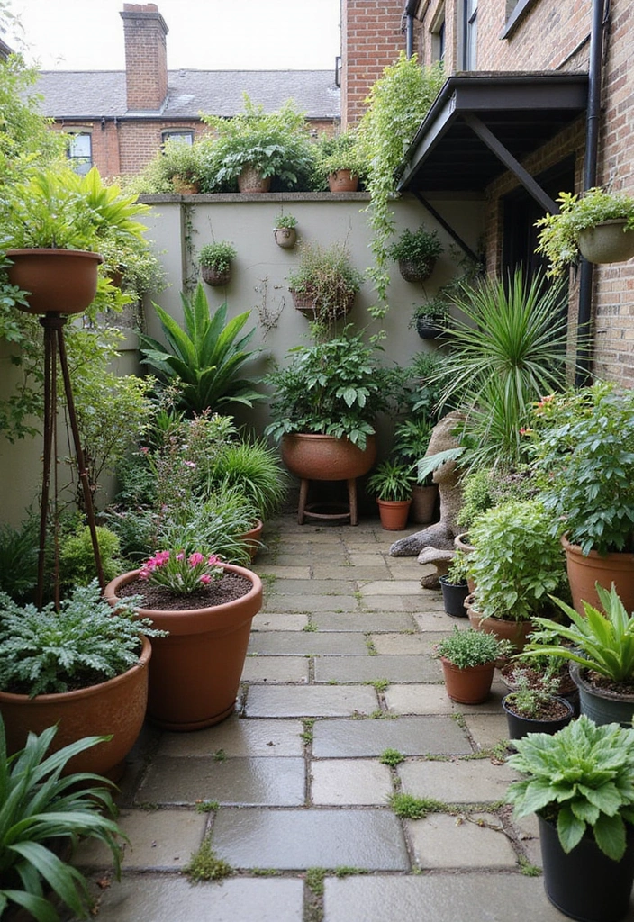 30 Terrace Garden Ideas That Redefine Outdoor Living 6 30 Terrace Garden Ideas That Redefine Outdoor Living - 6. Artistic Plant Displays: Creativity Unleashed