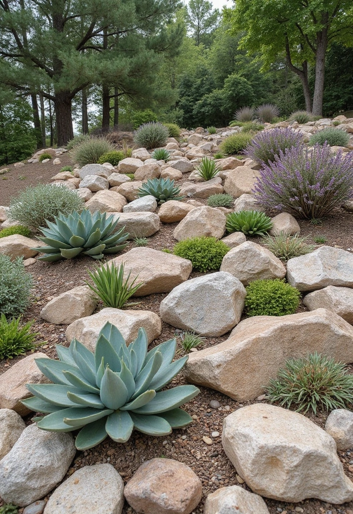 30 Tiered Garden Ideas That Add Layers of Beauty 16 30 Tiered Garden Ideas That Add Layers of Beauty - 16. Tiered Rock Garden