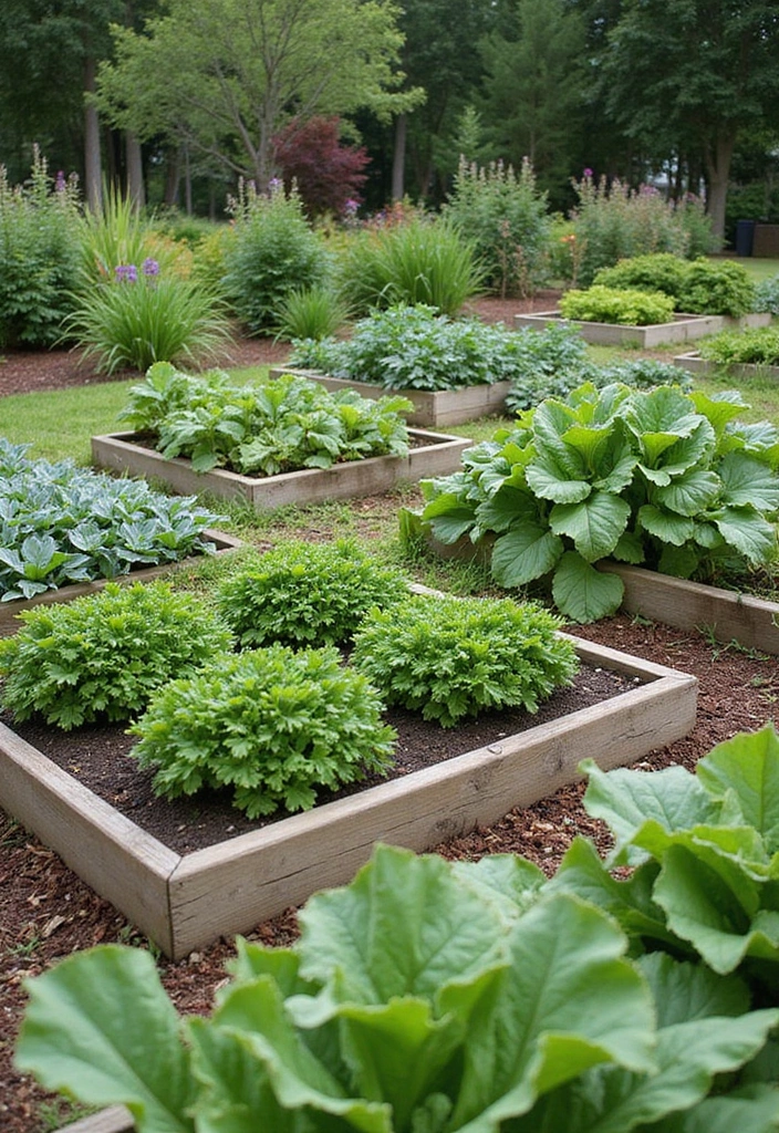 30 Tiered Garden Ideas That Add Layers of Beauty 29 30 Tiered Garden Ideas That Add Layers of Beauty - 29. Seasonal Rotation in Tiered Gardens