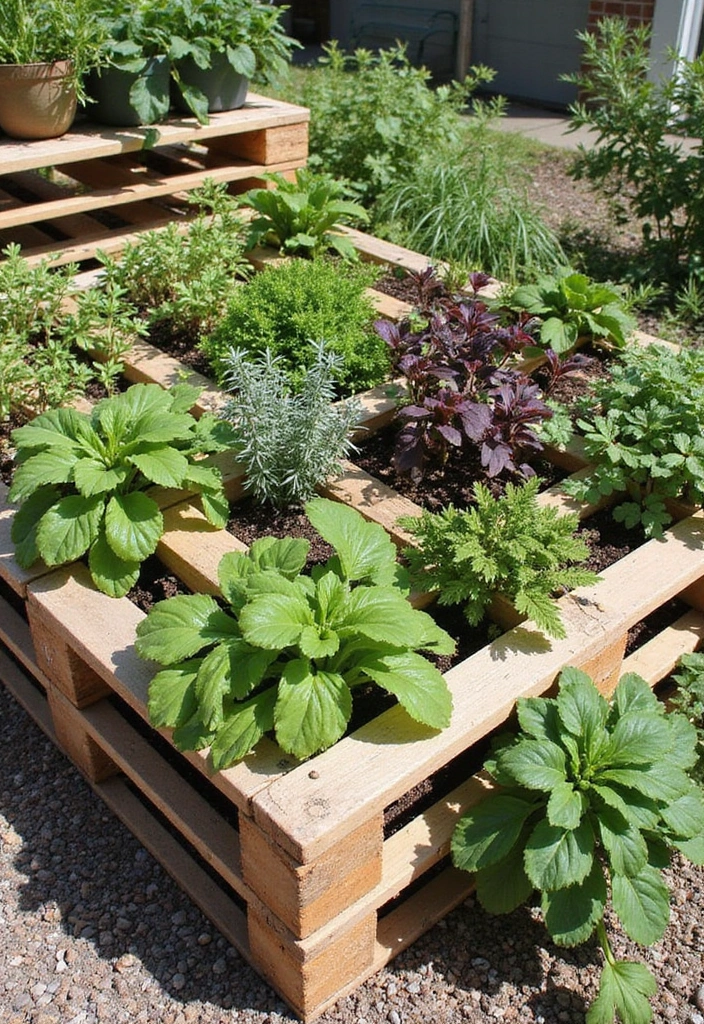 30 Tiered Garden Ideas That Add Layers of Beauty 4 30 Tiered Garden Ideas That Add Layers of Beauty - 4. Pallet Planter Garden