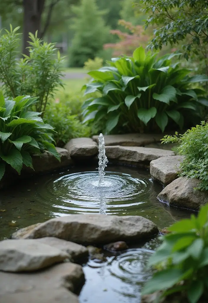 30 Tiny Garden Design Ideas That Look Surprisingly Spacious 17 30 Tiny Garden Design Ideas That Look Surprisingly Spacious - 17. Let it Flow: Water Features