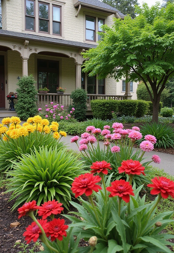 30 Victorian Front Garden Ideas Full of Elegance and Charm 12 30 Victorian Front Garden Ideas Full of Elegance and Charm - 12. Drought-Resistant Plants