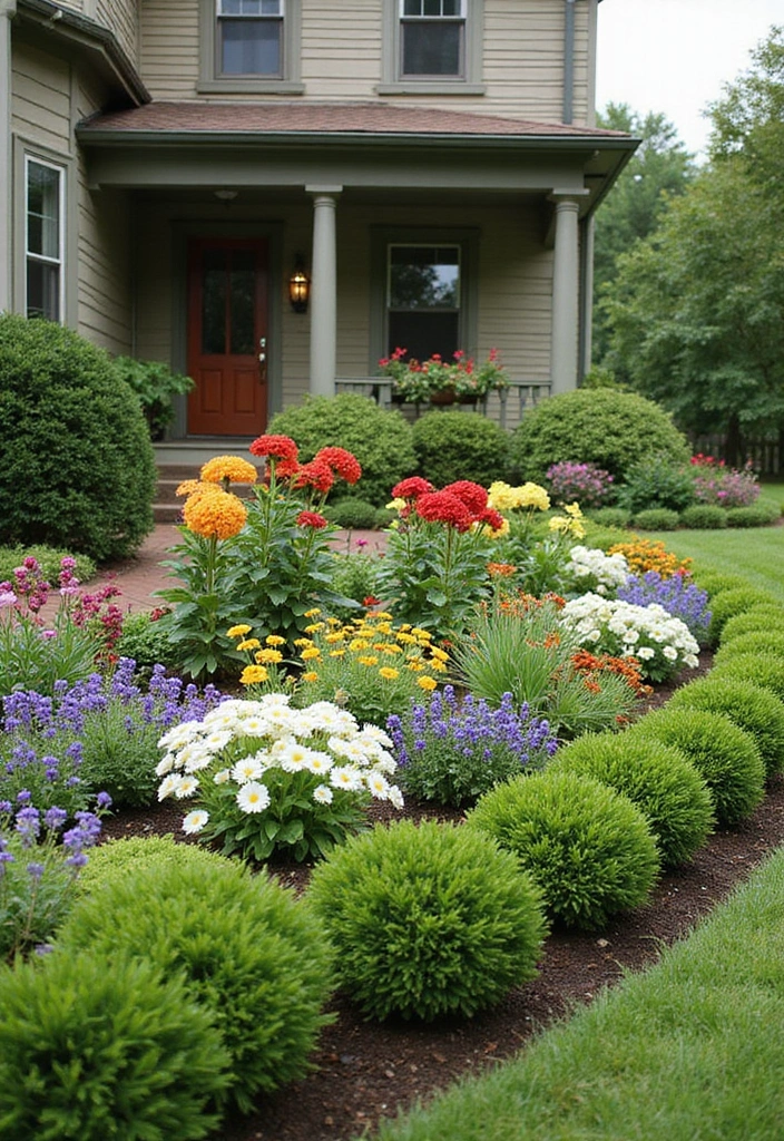 30 Victorian Front Garden Ideas Full of Elegance and Charm 18 30 Victorian Front Garden Ideas Full of Elegance and Charm - 18. Border Plantings