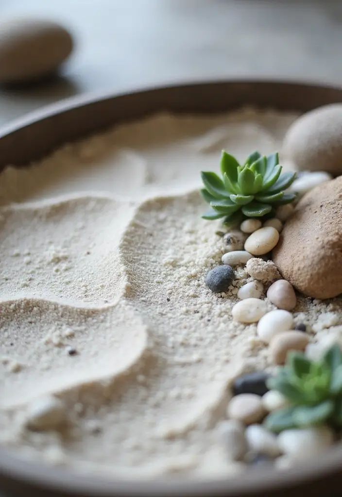 30 Zen Garden Ideas That Bring Peace and Serenity 1 30 Zen Garden Ideas That Bring Peace and Serenity - 1. Miniature Sand Zen Garden