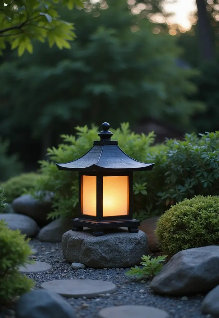 30 Zen Garden Ideas That Bring Peace and Serenity 15 30 Zen Garden Ideas That Bring Peace and Serenity - 15. Japanese Lanterns