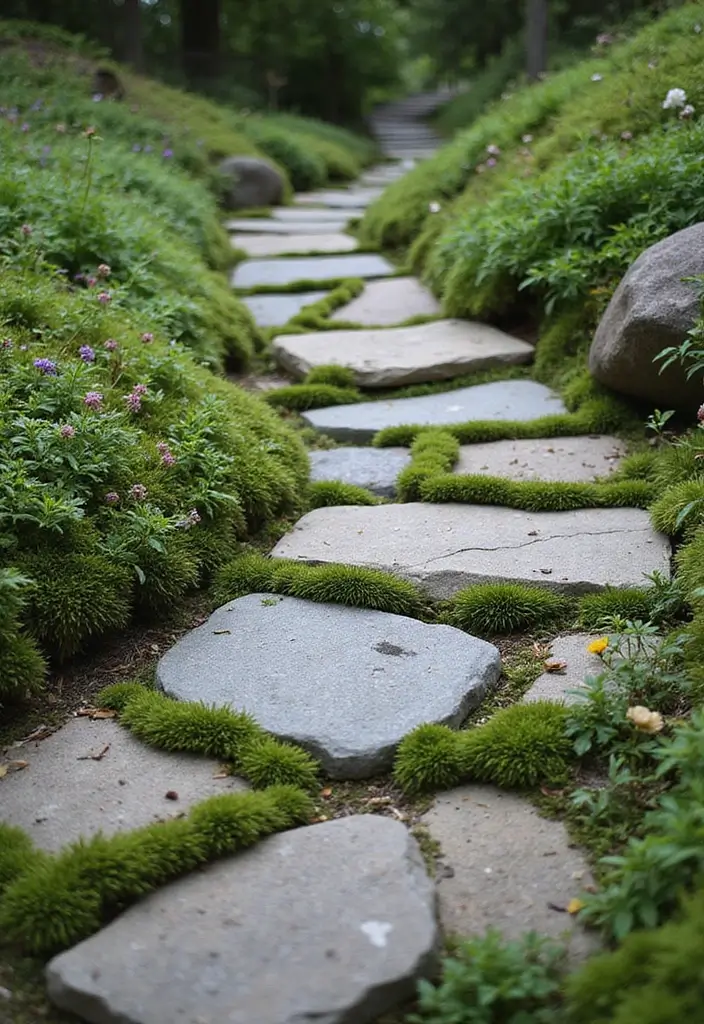 30 Zen Garden Ideas That Bring Peace and Serenity 2 30 Zen Garden Ideas That Bring Peace and Serenity - 2. Stone Pathway