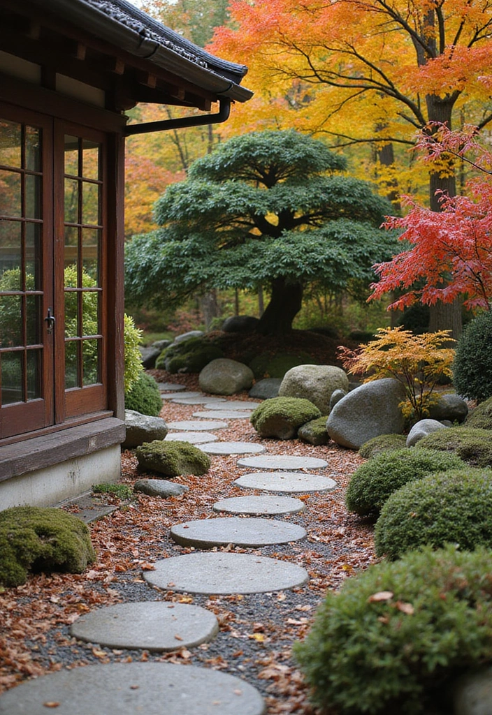 30 Zen Garden Ideas That Bring Peace and Serenity 29 30 Zen Garden Ideas That Bring Peace and Serenity - 29. Seasonal Decor