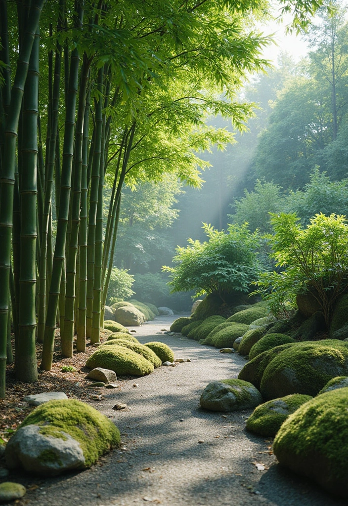 30 Zen Garden Ideas That Bring Peace and Serenity 4 30 Zen Garden Ideas That Bring Peace and Serenity - 4. Bamboo Accents