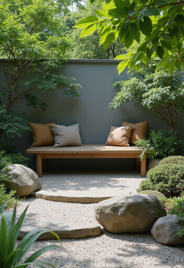 30 Zen Garden Ideas That Bring Peace and Serenity 7 30 Zen Garden Ideas That Bring Peace and Serenity - 7. Meditative Seating