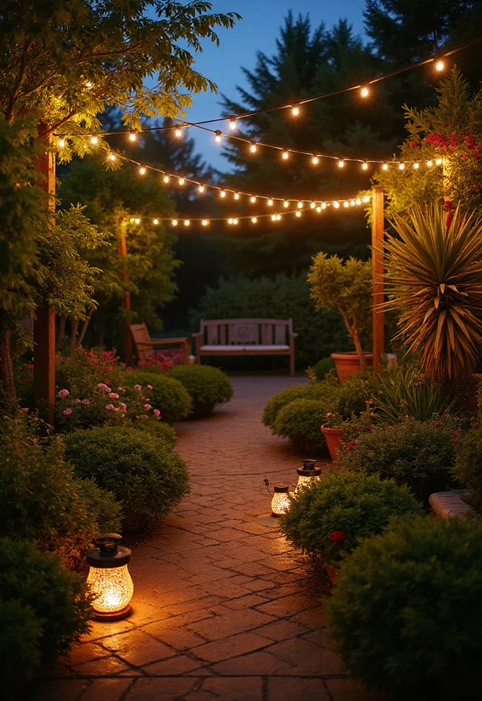 10 Cheapest Landscaping Ideas That Still Look Beautiful - 10. Creative Lighting Solutions