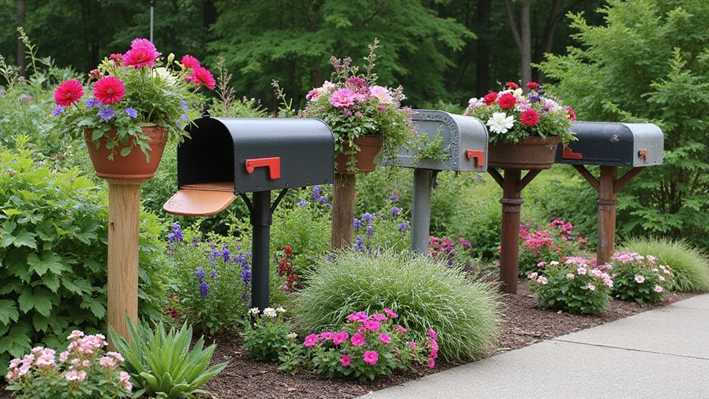 10 Flower Bed Mailbox Ideas for a Welcoming Entry