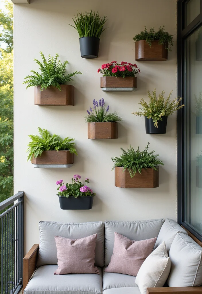 10 Outdoor Wall Planter Ideas for Vertical Greenery - 2. Wall-Mounted Planter Boxes