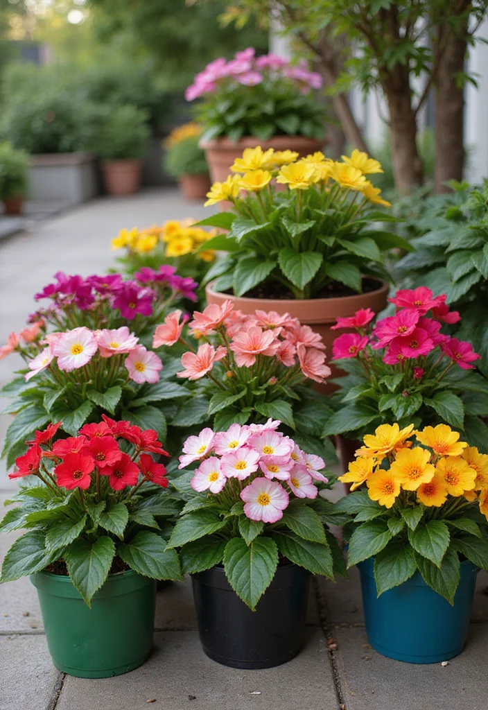 10 Patio Flowers Ideas for Bright Seasonal Color - 10. Begonias: Versatile and Vibrant