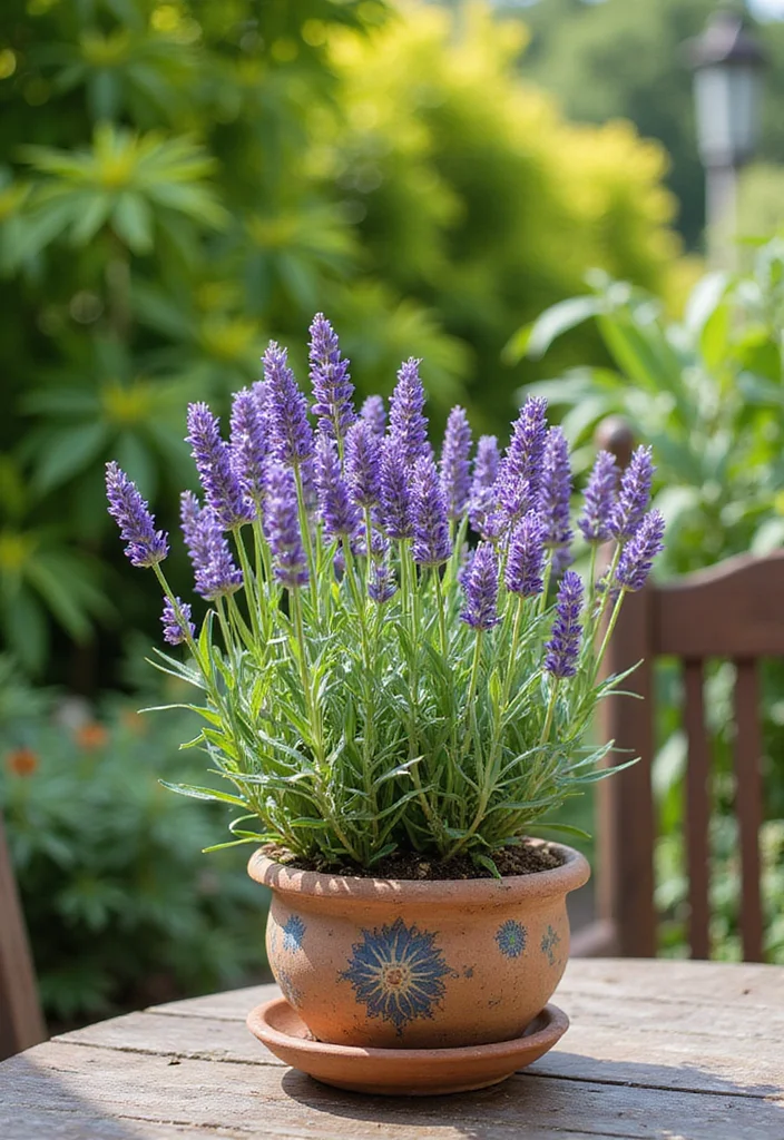 10 Patio Flowers Ideas for Bright Seasonal Color - 5. Lavender: Fragrant and Functional