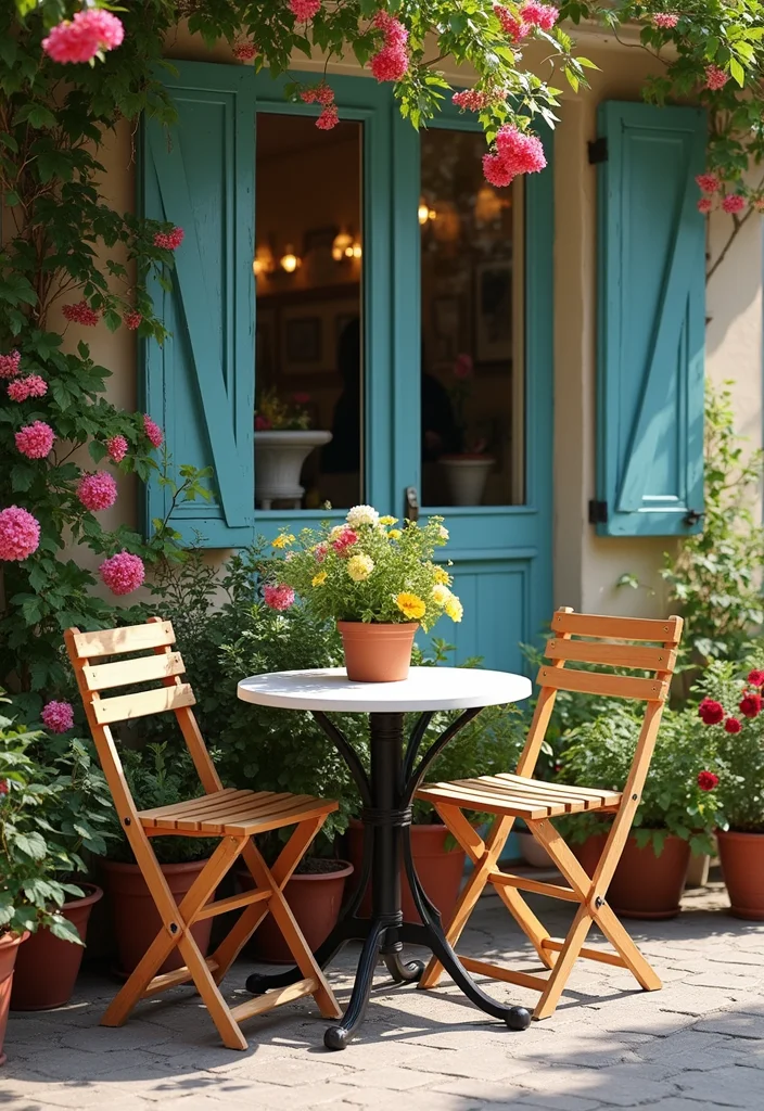 10 Patio Seating Ideas for Relaxed Everyday Use - 2. Compact Bistro Set