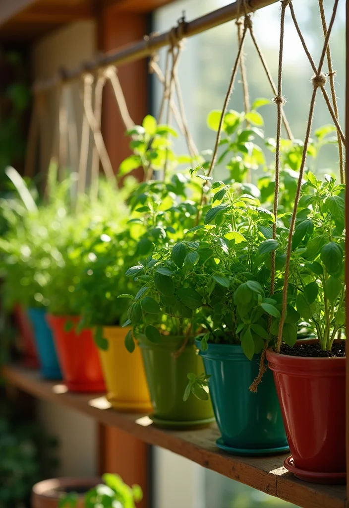 10 Planter Ideas to Add Color and Shape to Any Space 1 10 Planter Ideas to Add Color and Shape to Any Space 1. Hanging Herb Garden