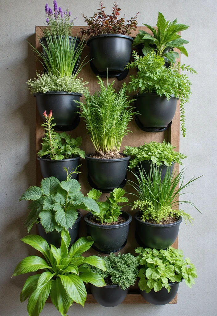 10 Planter Ideas to Add Color and Shape to Any Space 100 10 Planter Ideas to Add Color and Shape to Any Space 10. Vertical Garden with Pocket Planters
