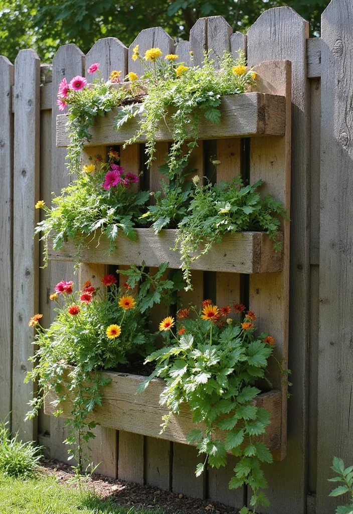 10 Planter Ideas to Add Color and Shape to Any Space 12 10 Planter Ideas to Add Color and Shape to Any Space 2. Vertical Pallet Garden
