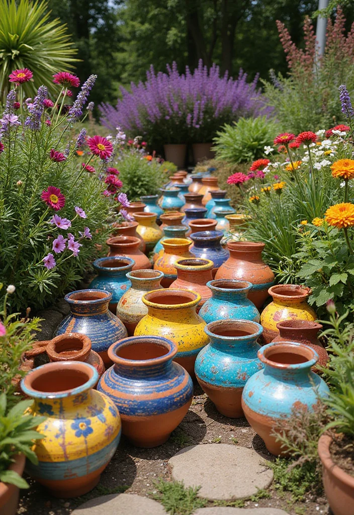 10 Planter Ideas to Add Color and Shape to Any Space 56 10 Planter Ideas to Add Color and Shape to Any Space 6. Colorful Clay Pots