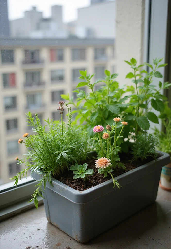 10 Rectangle Planter Ideas for Clean Modern Lines - 8. Compact Urban Planters