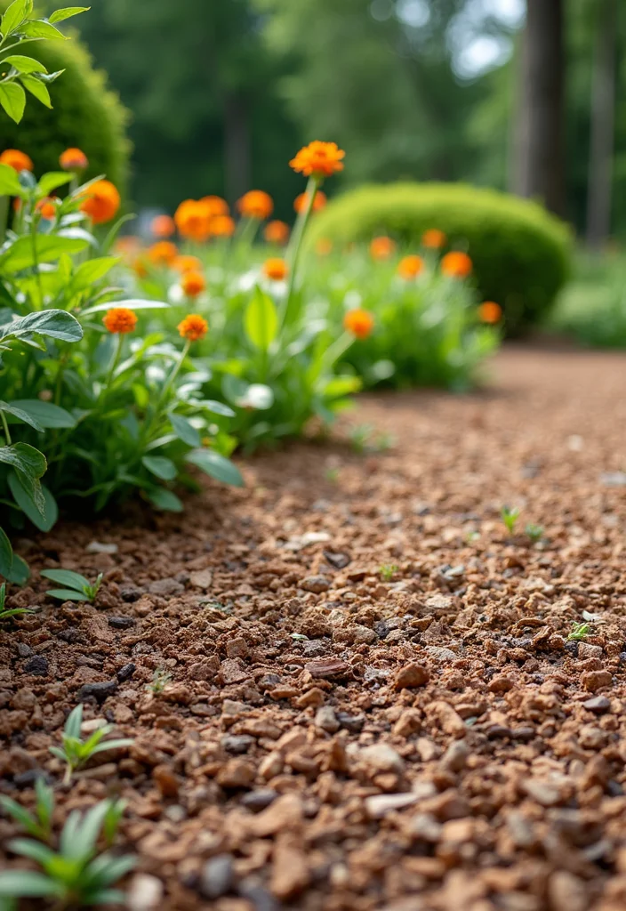 10 Rock and Mulch Landscaping Ideas for Easy Low Care Style - 2. Mulch as a Ground Cover