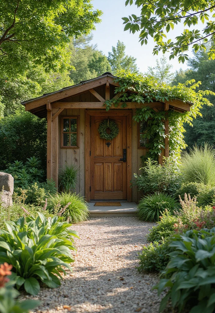 10 Shed Landscaping Ideas to Blend Storage Into the Yard - 10. Eco-Friendly Shed Solutions